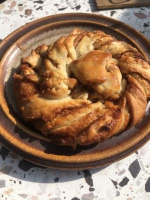 Kardamom bun  at PUCK specialty coffee in Nijmegen