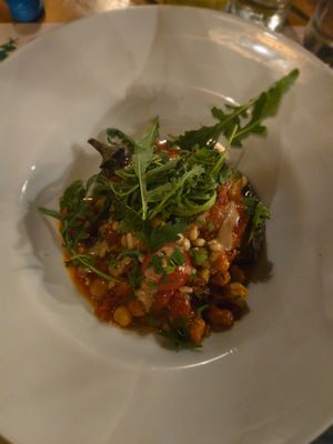 the caramelized aubergine! at Green Frog in Zakynthos