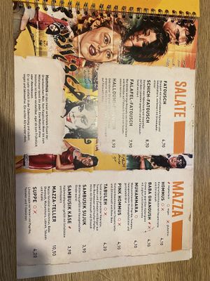 Gut gekennzeichnete vegane Speisen.  at Yamama in Bremen