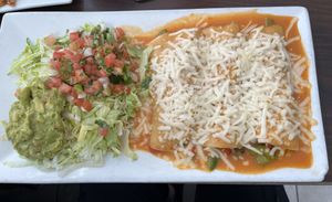 Vegan Enchiladas   at Taqueria La Patrona in Virginia Beach
