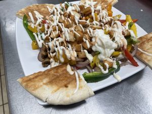 Veg on Hummus Plate  at Boon Cafe in Norridge