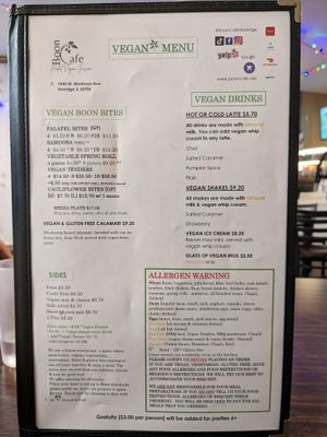   at Boon Cafe in Norridge