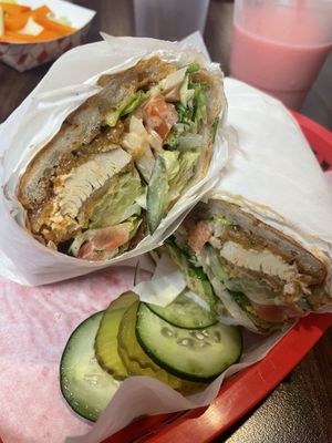 Clucker Po-Boy  at Boon Cafe in Norridge