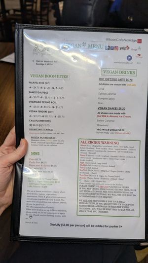  at Boon Cafe in Norridge