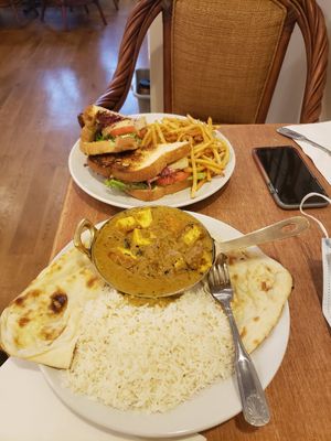 Butter Tofu, vegan special at Gather Cafe Bistro Bar in Talent