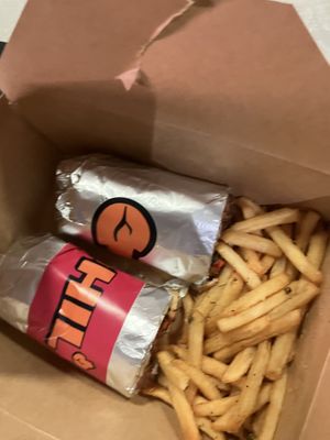 Naan Wrap Meal  at Dhil's in Wigston