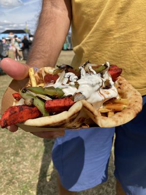 Chic*en tikka nan  at Dhil's in Wigston