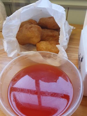 Vegan chicken balls at Taste Chinese TakeAway in Ripon