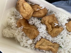 Tofu and rice £7!?!?  at Taste Chinese TakeAway in Ripon