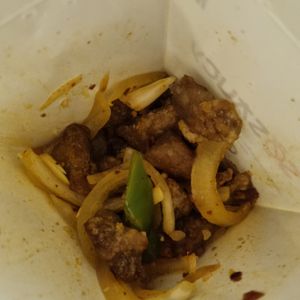 Salt n pepper crispy beef, very tasty at Taste Chinese TakeAway in Ripon