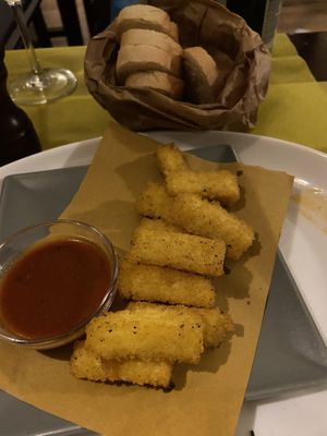 Stick  di polenta  at Bistrot Il Kiodo Fisso in Lecce