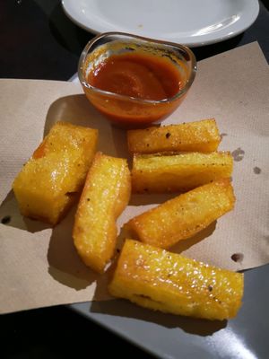 Polenta fritta at Bistrot Il Kiodo Fisso in Lecce