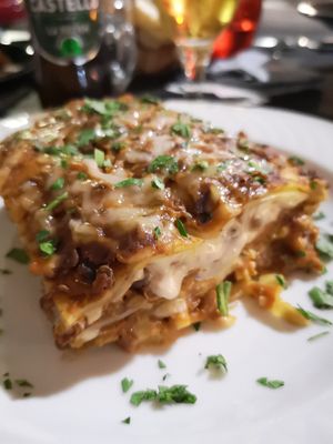 Lasagna vegan at Bistrot Il Kiodo Fisso in Lecce