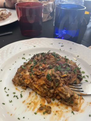 Lasagna vegan lenticchie e carciofi  at Bistrot Il Kiodo Fisso in Lecce