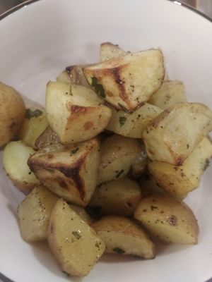 Potatoes at Il Rovescio in Bologna