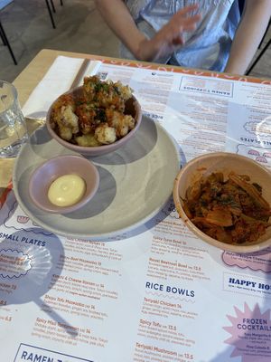 Crispy cauliflower and kimchi   at House of Fu in Leeds