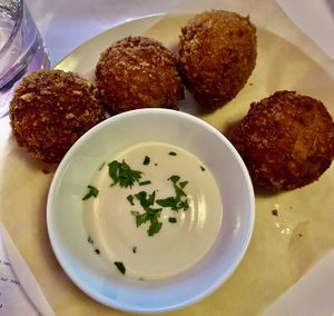 Arancini  at Bootleg Social Lounge in Paddington