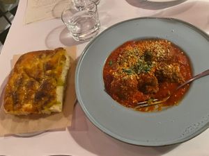 Meatballs at Bootleg Social Lounge in Paddington
