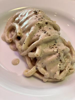 Cacio e Pepe (OK, but doesn't taste like Cacio e Pepe, more like an "Alfredo" sauce)  at Bootleg Social Lounge in Paddington