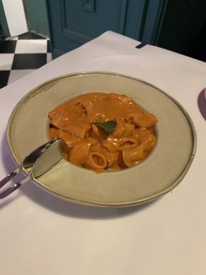 Vodka rigatoni  at Bootleg Social Lounge in Paddington