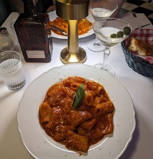 Vodka pasta at Bootleg Social Lounge in Paddington