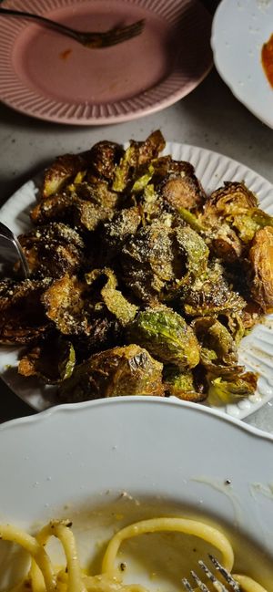 Brussel sprouts at Bootleg Social Lounge in Paddington