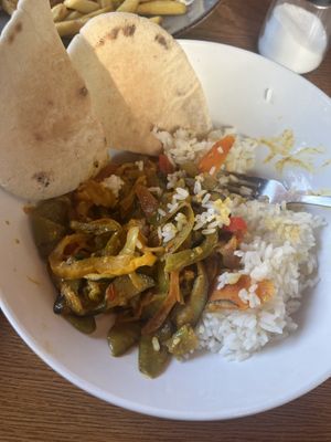 Vegetable curry   at Jack's at Woodlakes in Kings Lynn