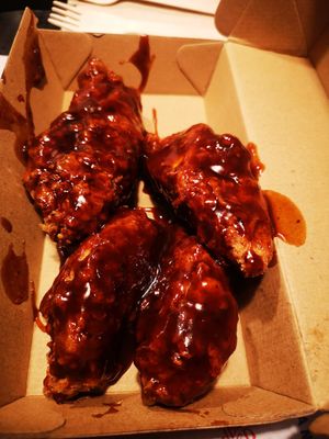 BBQ wings at Temple of Seitan - Brixton in London