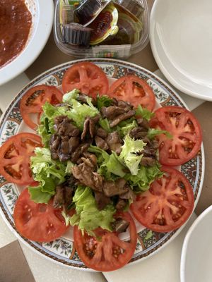 Ensalada con setas  at Izaro in Bermeo