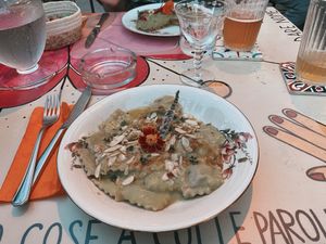 Ravioli  at Amaranto Bistrot in Finale Ligure