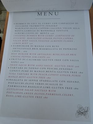  at Amaranto Bistrot in Finale Ligure