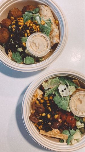 build your own greens + grains bowls 🌱  #Veganuary at CAVA in Woburn