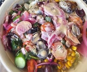 Greek salad at CAVA in Woburn