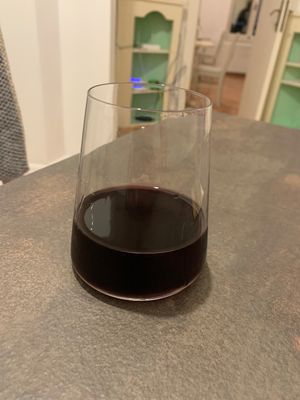 Pinot noir (Romania) at Verv Kitchen in Bucharest