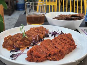 Zacusca and ajvar ! at Verv Kitchen in Bucharest