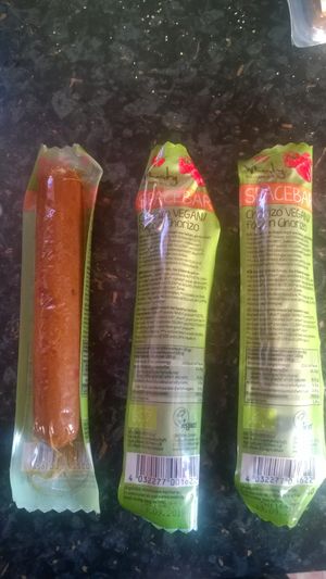 Chorizo space bars at Almonds and Raisins in Newcastle Upon Tyne