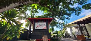 Outside seating at Sushi Girl Kauai - Food Hut in Kilauea