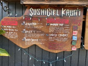   at Sushi Girl Kauai - Food Hut in Kilauea