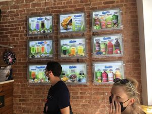 Insider (tiny) juice-shop. at Hawa in New York City