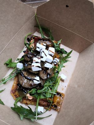 Vegane Süßkartoffel-Waffel at Snackwunder in Osnabrueck