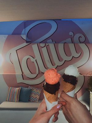  at Lolita's Gelato in Oia