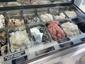   at Lolita's Gelato in Oia