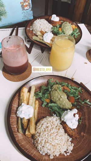 Lunch of the day at AMA in Medellin