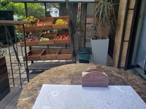 Outside at AMA in Medellin