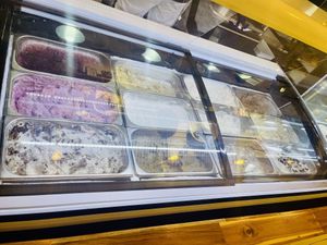 Ice cream cabinet   at AMA in Medellin