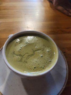 Matcha Latte at AMA in Medellin