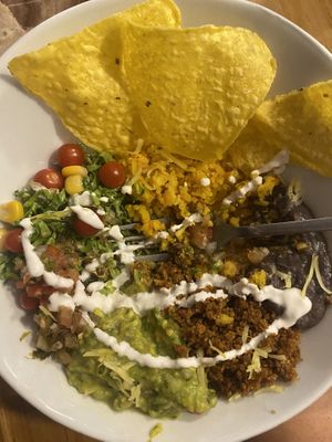 Mexican bowl with Aioli  at AMA in Medellin