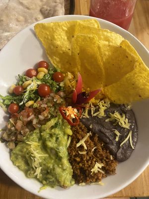 The Mexican bowl from the special  at AMA in Medellin