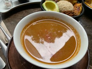 Soup - with beans   at AMA in Medellin