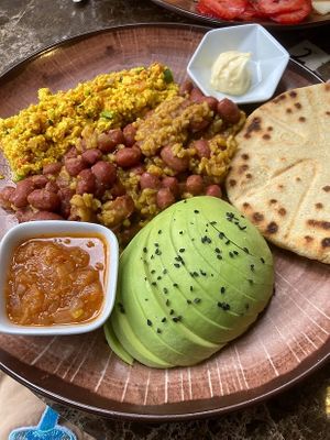 Bandeja paisa at AMA in Medellin